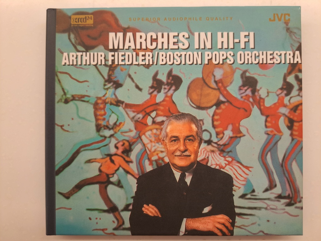 JVC XRCD24: Boston Pops Orchestra - Marches in Hi-Fi / Arthur Fiedler. 2004 JVC XRCD24 Remastered  and manufactured by JVC, Japan. 20231184