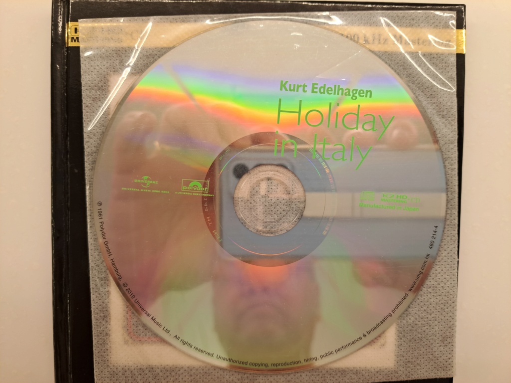 Holiday In Italy - Kurt Edelhagen. Japan K2HD 100KHz/24bit Audiophile K2 CD. 1961 Polydor. 2010 Universal Music. Made in Japan 20231207
