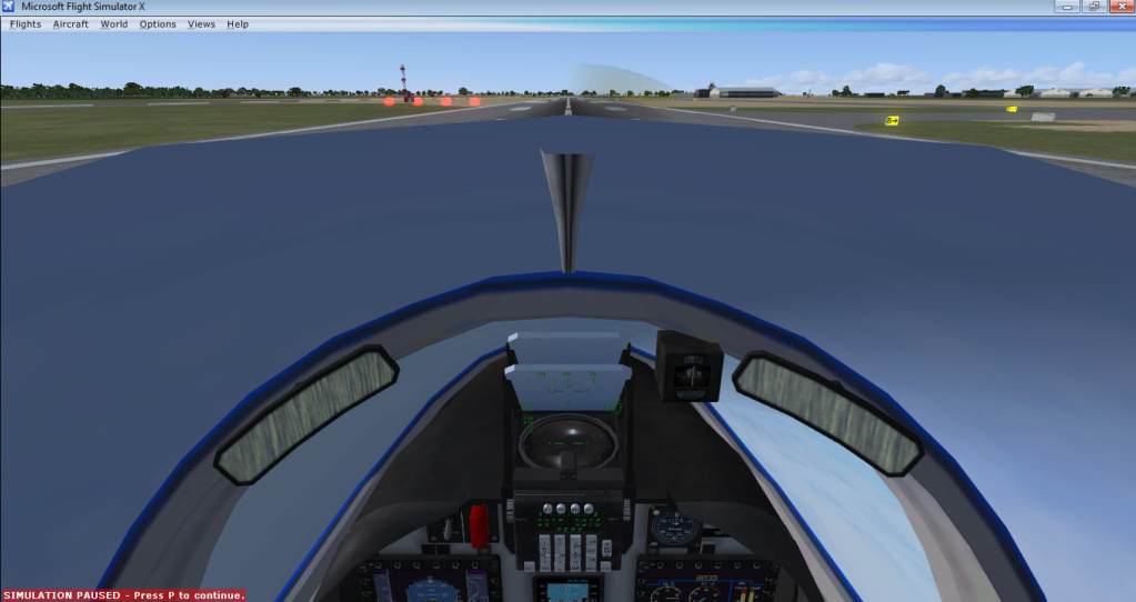 Vidro 3D cockpit está todo preto/azul 210