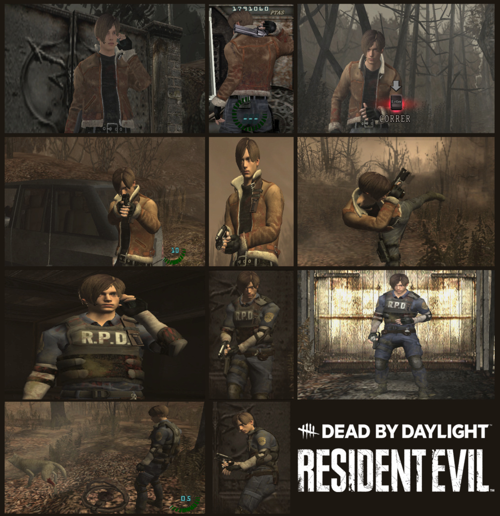 Leon S. Kennedy From Dead By Dayligth Collag10