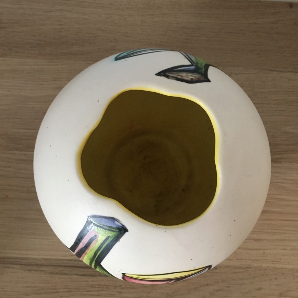 Vase boule, Ceramiche Campionesi, Italy mi-vingtième  B7e57810