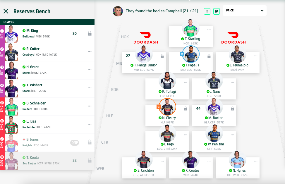 NRL Fantasy 2022 Part 43 - Magic Time - Page 23 Screen11