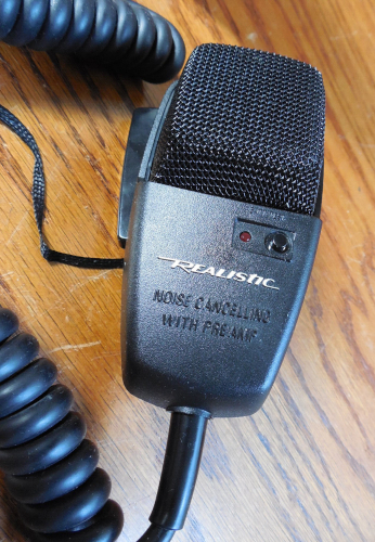 microphone - Réaliste CB Radio Noise Cancelling microphone dynamique 21-1175 (Micro) 01s-l110