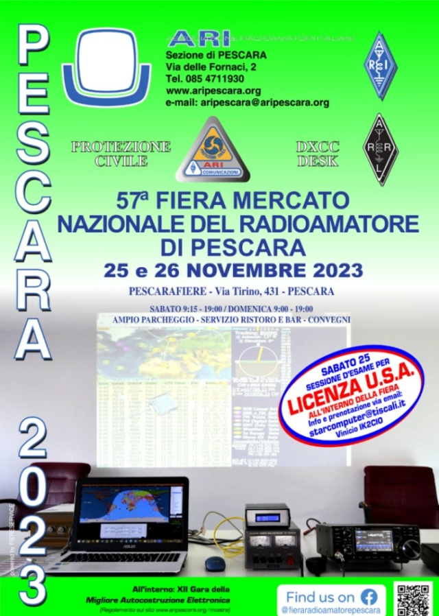 57ème salon national ARI de la radio amateur à Pescara (Italie) (25 & 26/11 40449910