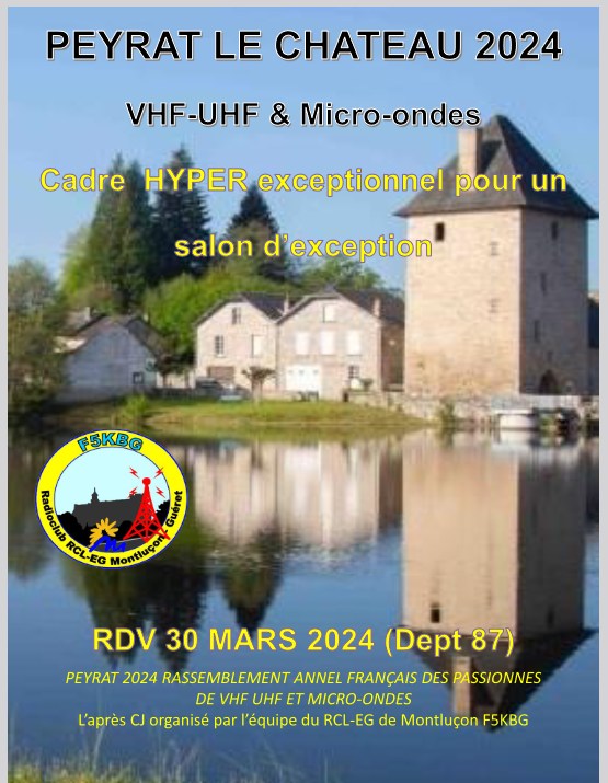 Rassemblement F5KBG VHF-UHF & Micro-ondes à Peyrat le château (dpt.87) 42532610