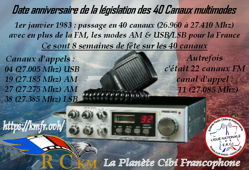 Activation Kilo Mike 2024 pour les 41 ans des 40 Cx (08/01 au 28/02/2024) Annonc11