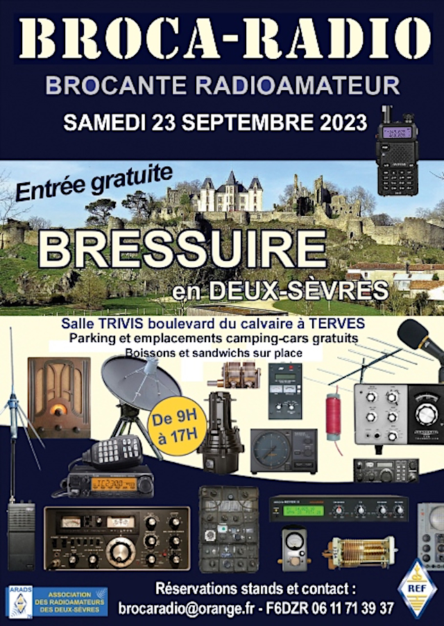 BROCARADIO Brocante Radioamateur à Bressuire (dpt.79) 23/09/ 2023 Flyer-10