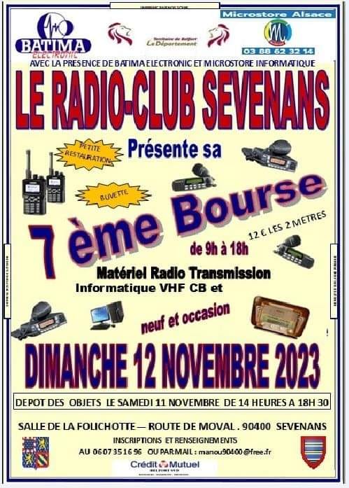 Le Radio-Club Sevenans présente sa 7 ème Bourse à Sevenans (dpt 90) (12-11 Le_rad11