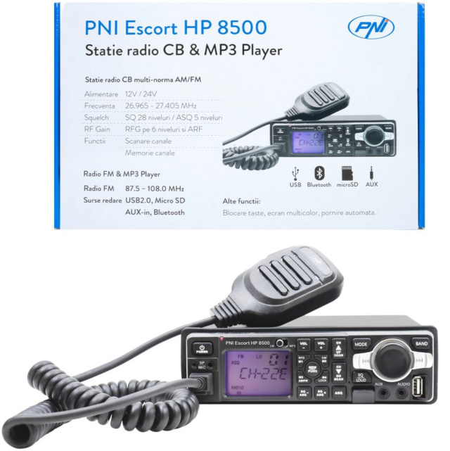 PNI Escort HP 8500 ASQ (Cibi/Autoradio+Camion) Pnihp812