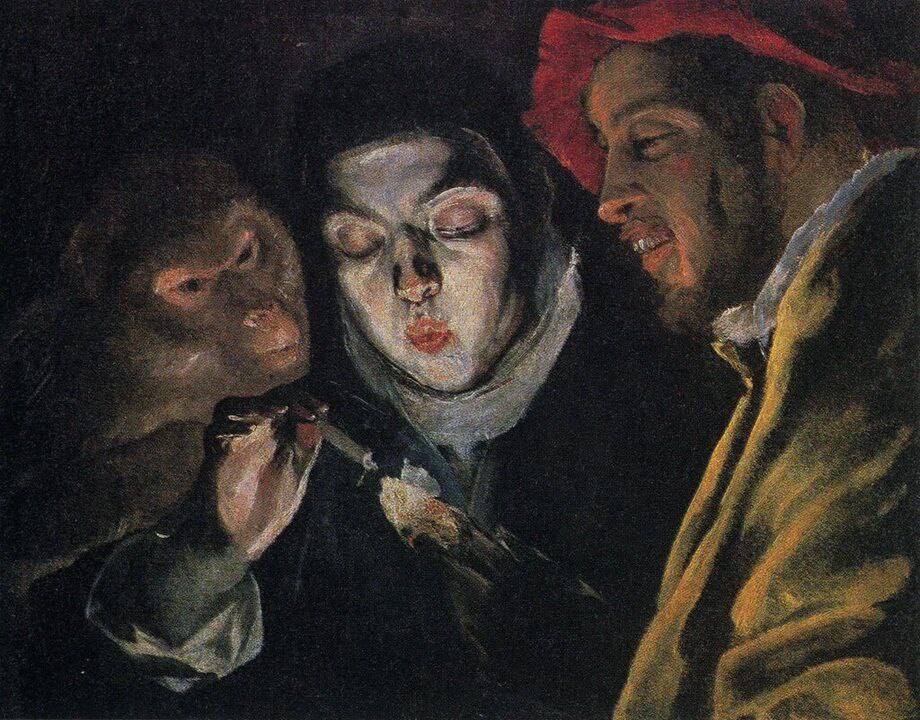 История картины: Эль Греко, «Басня», 1580. Phot1564