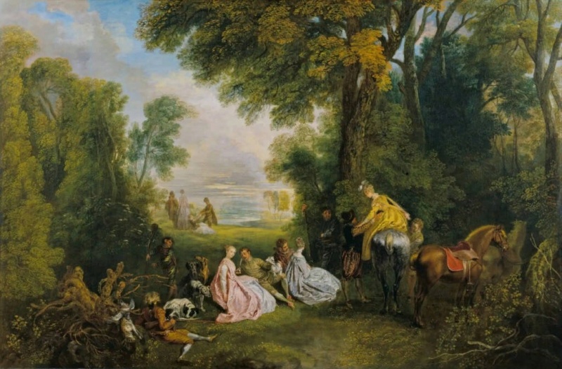 Жизнь высшего света на картинах художников 18-19 века Photo166