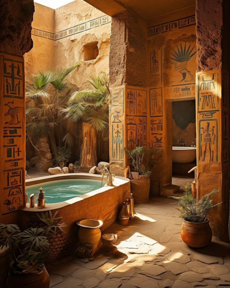 Дизайн жилых домов в древнеегипетском стиле   Автор: hsnrgb Photo469