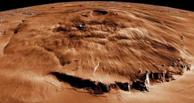 Чудеса Солнечной системы: Самая высокая гора в Солнечной системе — это гора Олимп на Марсе Photo936