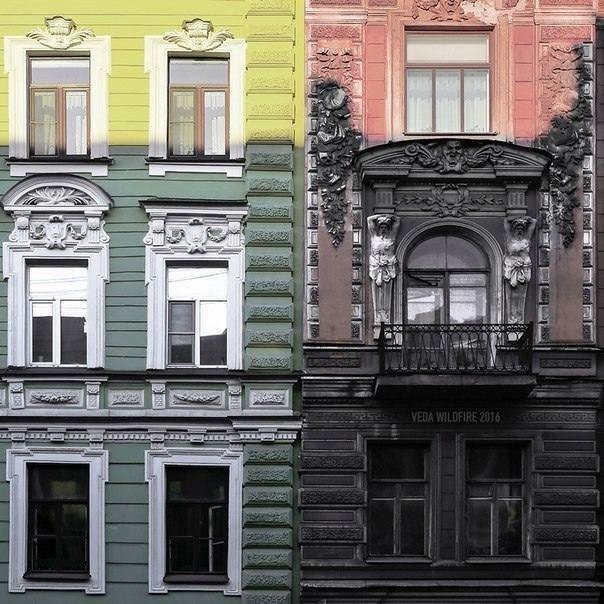 Фасады зданий Санкт-Петербурга в объективе  Veda Wildfire Photo438