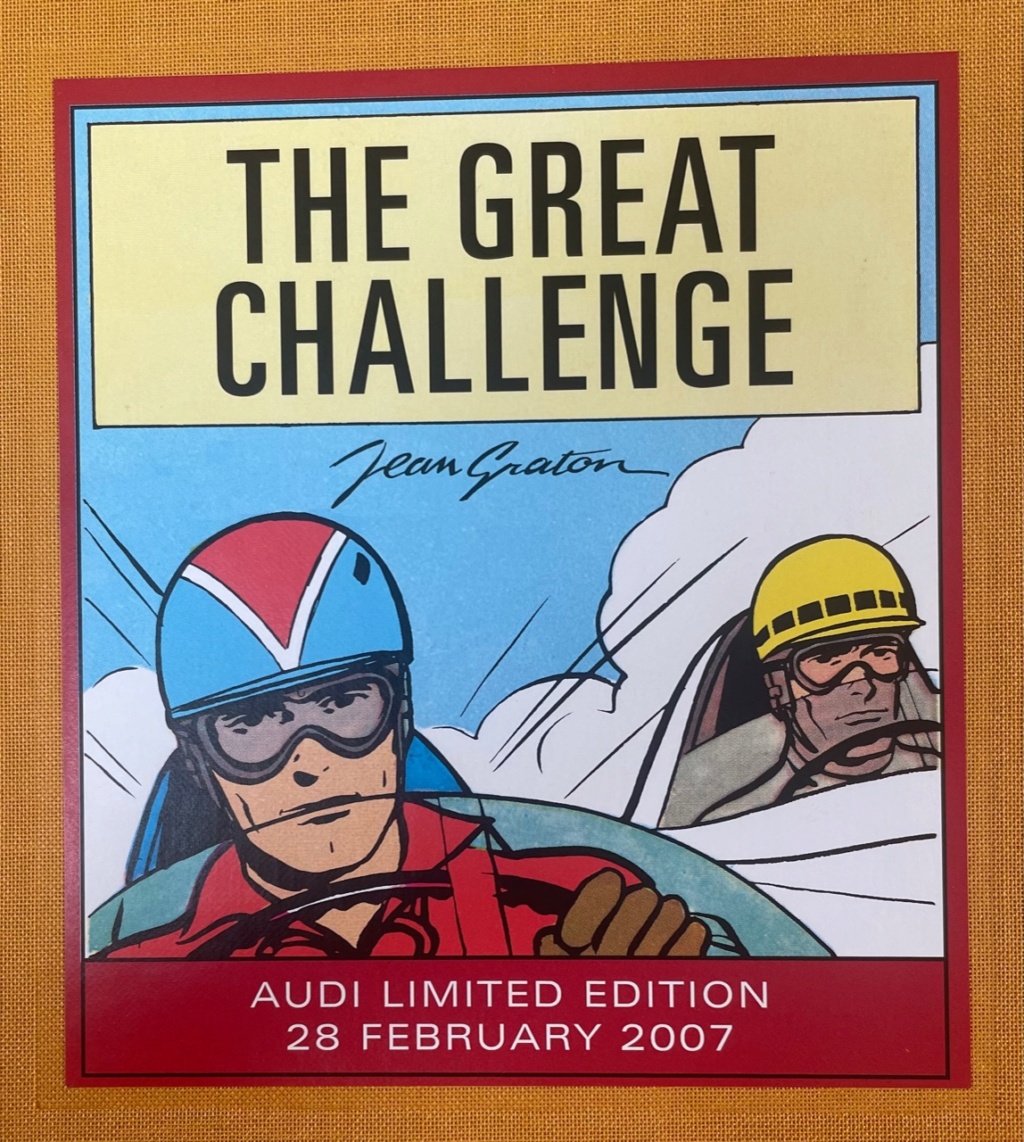  Saison 1 - Tome #1 version anglophone "The great challenge", AUDI limited edition Img_0831