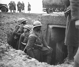 combats du 43e RIm sur l'escaut Abri10