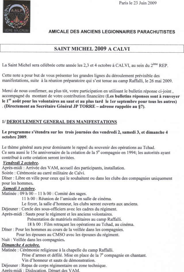 St Michel Calvi 2009  2 REP  LEGION ETRANGERE 29-06-10