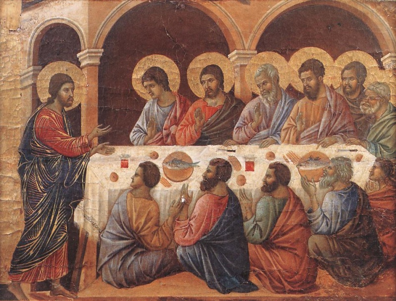 Samedi de Pâques -  Octave de Pâques VI - Les actions de grâces Duccio13