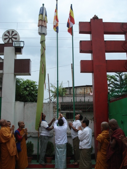 MYANMAR Donates Kathin Robes & Buddha Idols to Assam Dsc02115