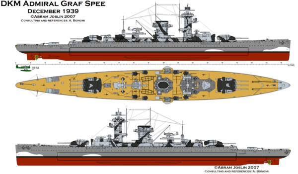 Croiseur lourd ADMIRAL GRAF SPEE Rio de La Plata 1939... Réf 81046 25792810