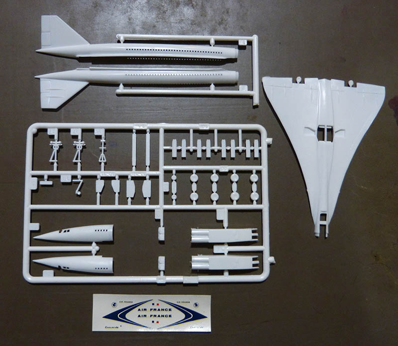 SUD AVIATION - BRITISH AIRCRAFT CORPORATION CONCORDE Cie AIR FRANCE 1/300ème Réf CADET L 006 Concor11