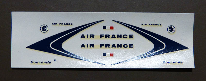SUD AVIATION - BRITISH AIRCRAFT CORPORATION CONCORDE Cie AIR FRANCE 1/300ème Réf CADET L 006 Concor12