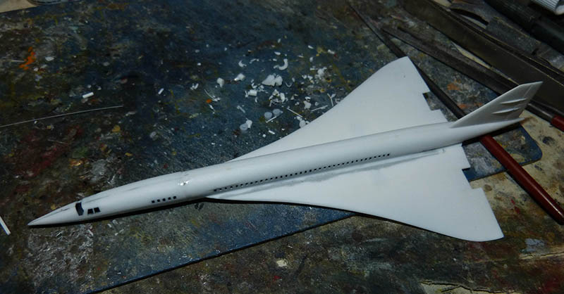 SUD AVIATION - BRITISH AIRCRAFT CORPORATION CONCORDE Cie AIR FRANCE 1/300ème Réf CADET L 006 Concor30