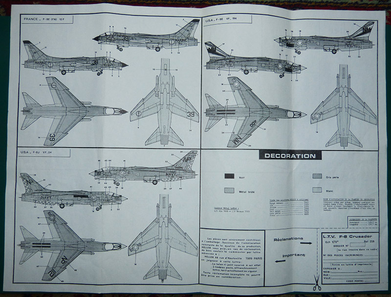 LING TEMCO VOUGHT F8 CRUSADER de la Royale (Lann Bihoué 1973) Réf 259 Cruz_018