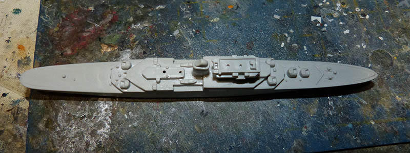 Croiseur anti-aérien C610 DE GRASSE version atomique MURUROA conversion Cadet 1/1400ème Réf 49023 Degras20