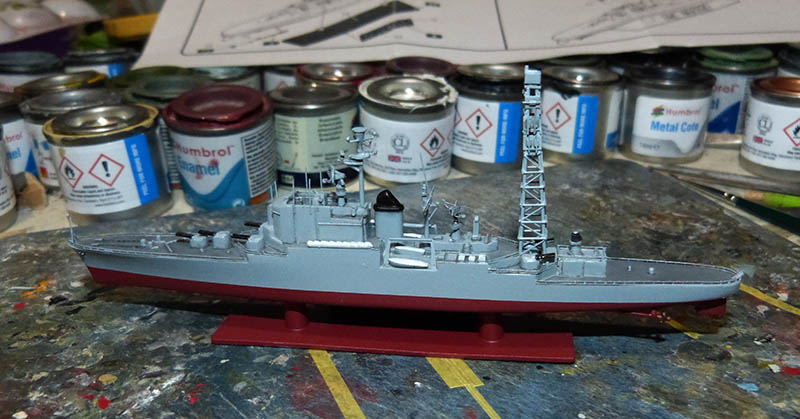 Croiseur anti-aérien C610 DE GRASSE version atomique MURUROA conversion Cadet 1/1400ème Réf 49023 Degras51