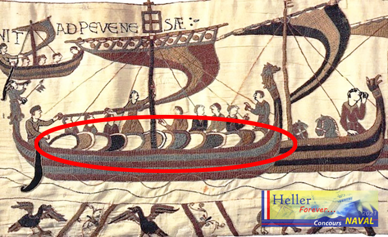 Drakkar Navire Amiral LA MORA de Guillaume Le Conquérant en 1066 1/60ème Réf 80886 - Page 2 Drak_719