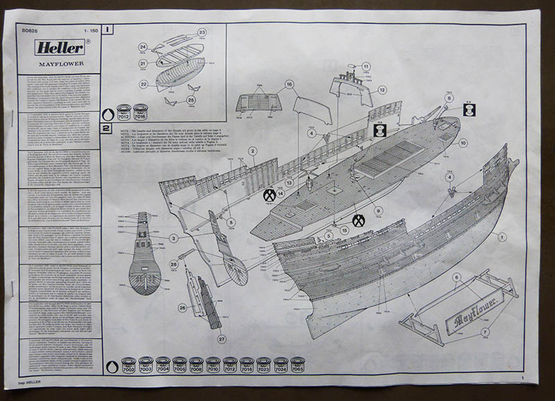 Vaisseau marchand MAYFLOWER Les 400 ans (1620 - 2020) 1/150ème Réf 80828 Mayflo22