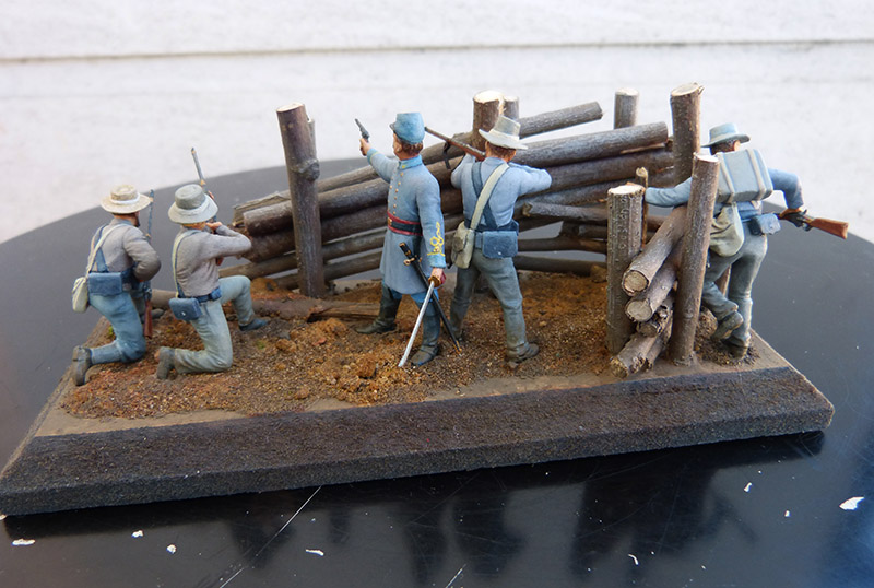 * 1/35 Barricade confédérée (Guerre de Sécession) - Figurines Master Box  Sud_0210
