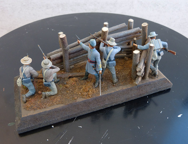 * 1/35 Barricade confédérée (Guerre de Sécession) - Figurines Master Box  Sud_0510