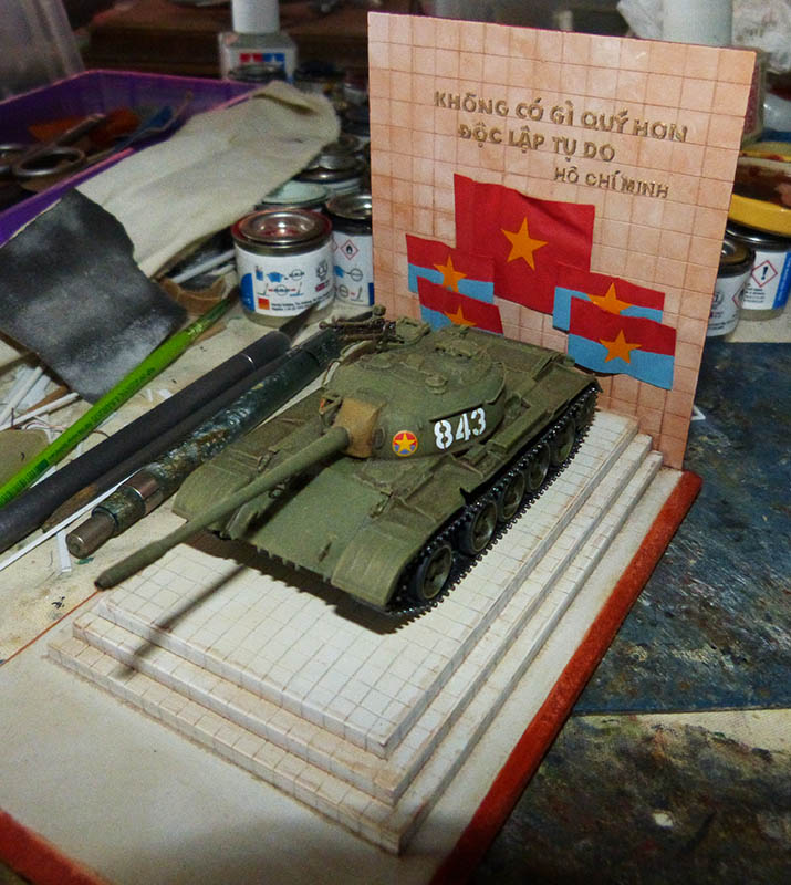 [Concours 5 ans] Revell - T55 Nord Vietnamien "Musée de Hanoi". - Page 2 T55_7610