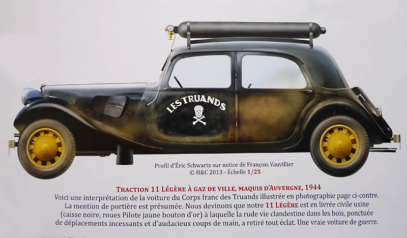 (1/43e) Citroen Traction 11CV "Les Truands" en 1944.     Ref : 80159 Tracti29