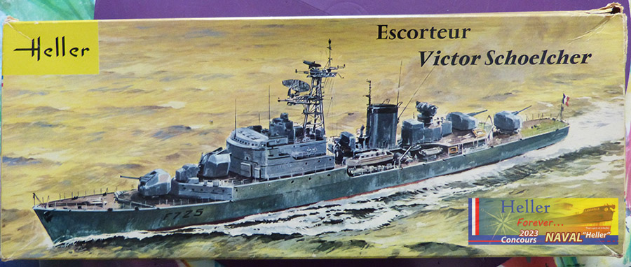 Aviso Escorteur F725 VICTOR SCHOELCHER classe COMMANDANT RIVIERE 1/400ème Réf L539 Vs_0110