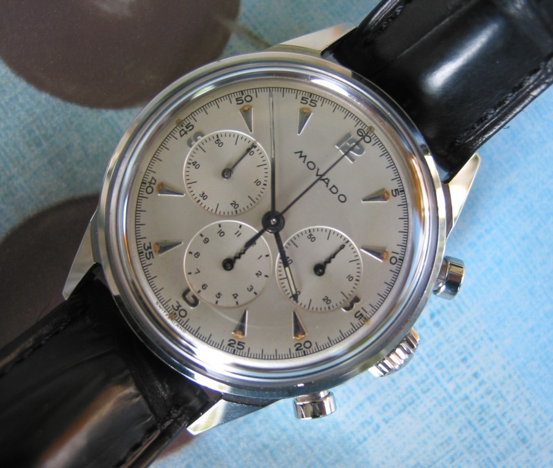 revue succinte de ma petite dernière : vintage chronographe movado 95m Movado14