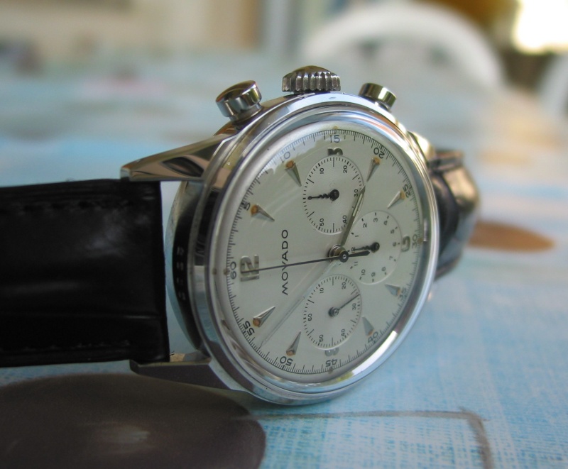 revue succinte de ma petite dernière : vintage chronographe movado 95m Movado16