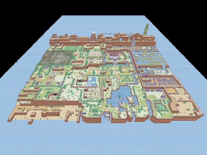 La petite île en 3D Zelda_10