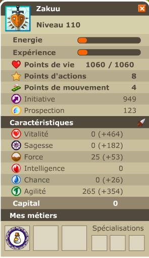 Zakuu pandawa air de niveau 102 Stats12