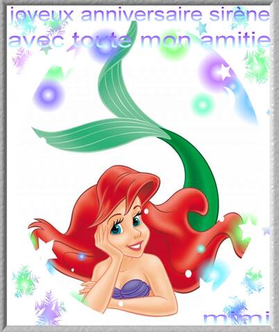 Joyeux Anniversaire Sirene