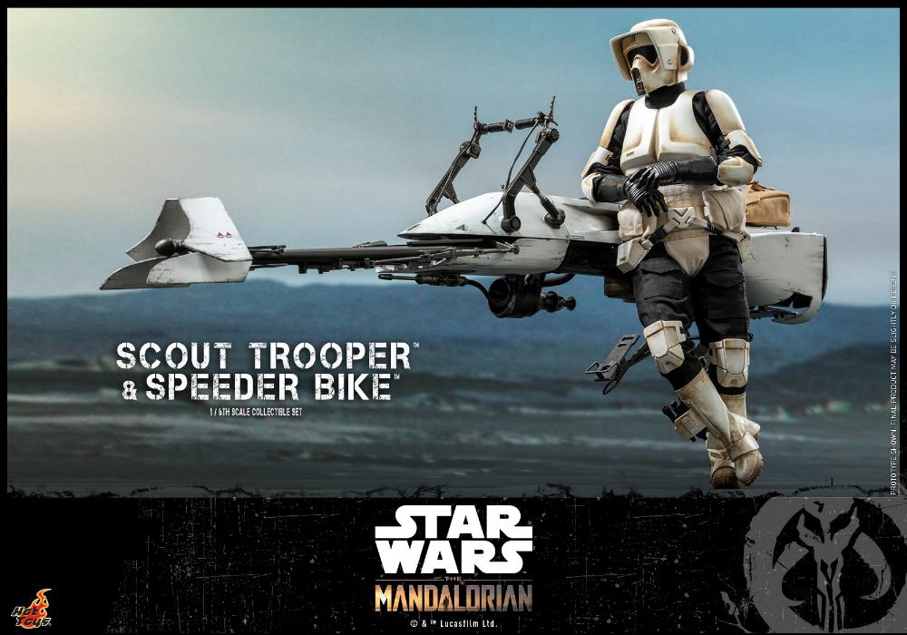 Scout Trooper & Speeder Bike Set 1/6 - Mandalorian - Hot Toy 0132