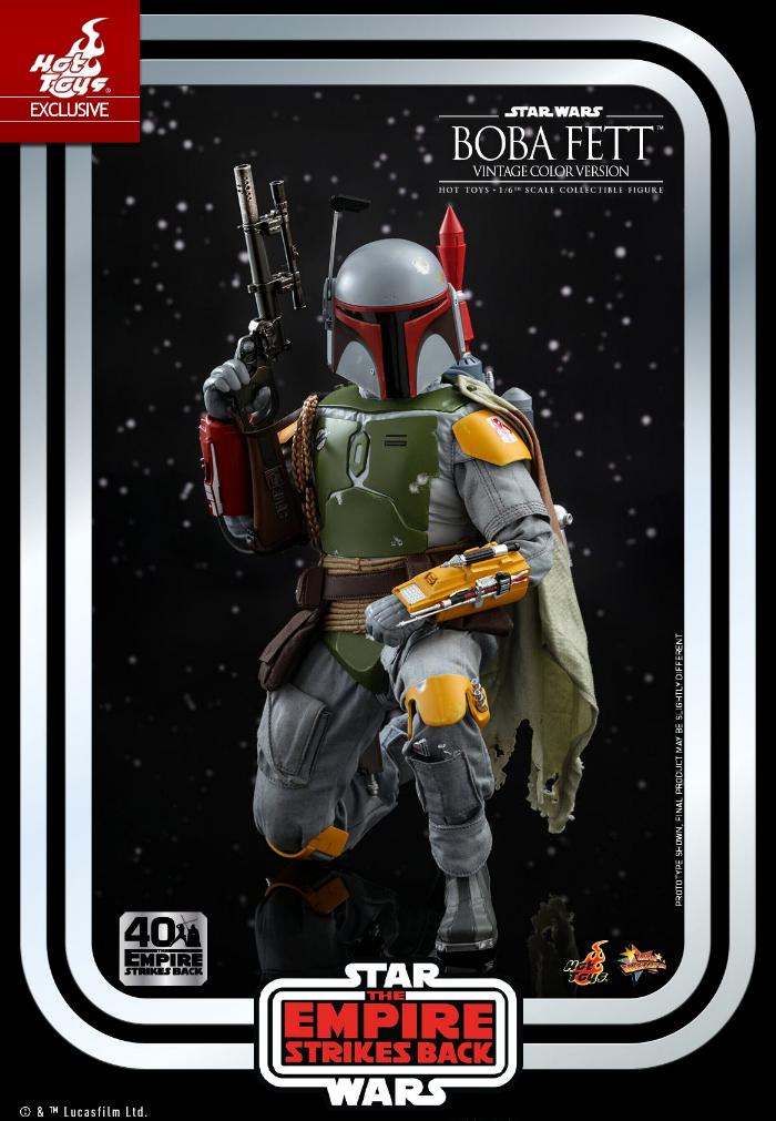 Boba Fett - 1/6th scale (Vintage Color Version) Hot Toys 0134