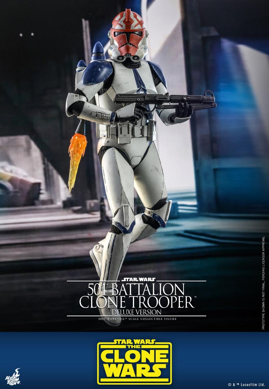 501st Battalion Clone Trooper (Deluxe Version) - Hot Toys  0146