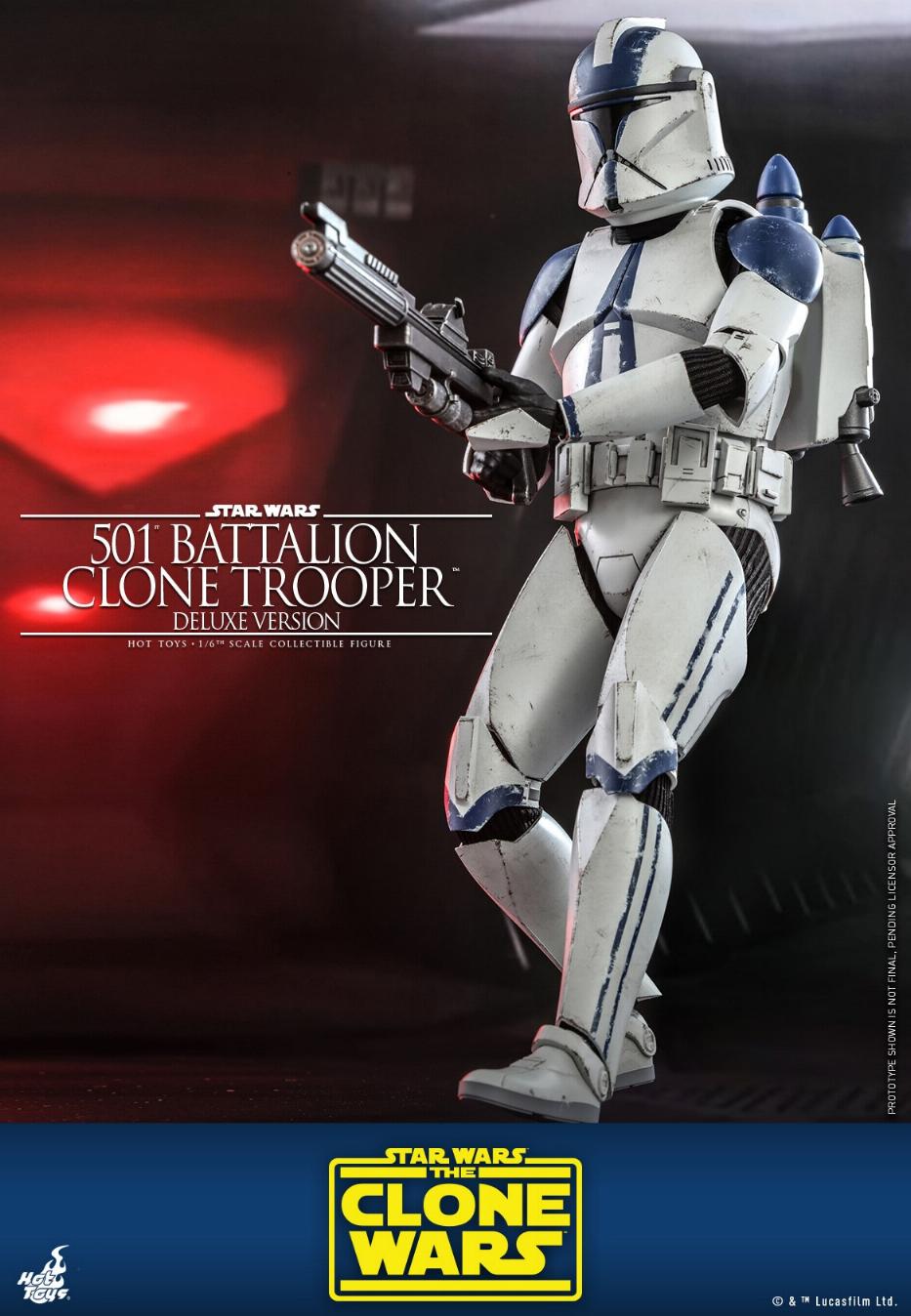 501st Battalion Clone Trooper (Deluxe Version) - Hot Toys  0243