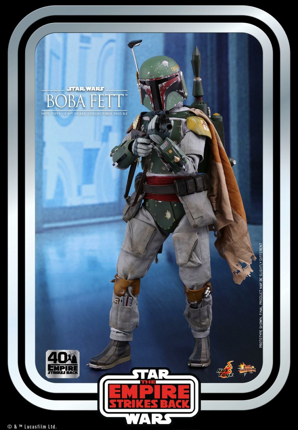 Boba Fett 1/6th scale Figure ESB 40th Anniv Hot Toys 0248