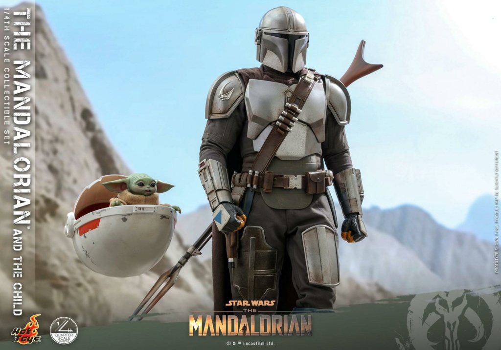 The Mandalorian & The Child Collectible Set - 1/4th Hot Toys 0251