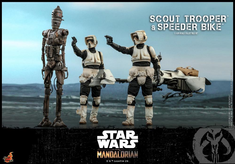 Scout Trooper & Speeder Bike Set 1/6 - Mandalorian - Hot Toy 0329