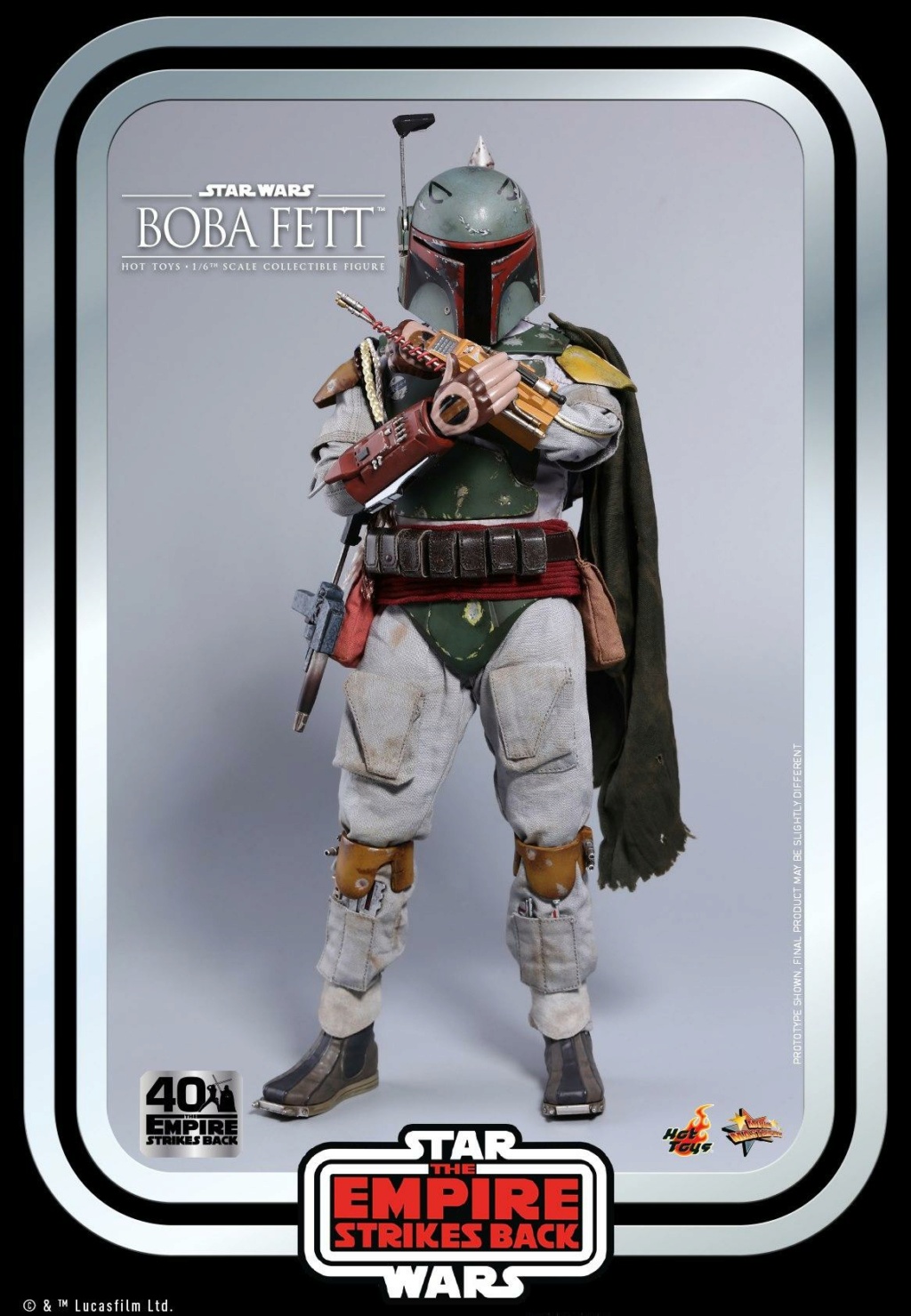 Boba Fett 1/6th scale Figure ESB 40th Anniv Hot Toys 0347